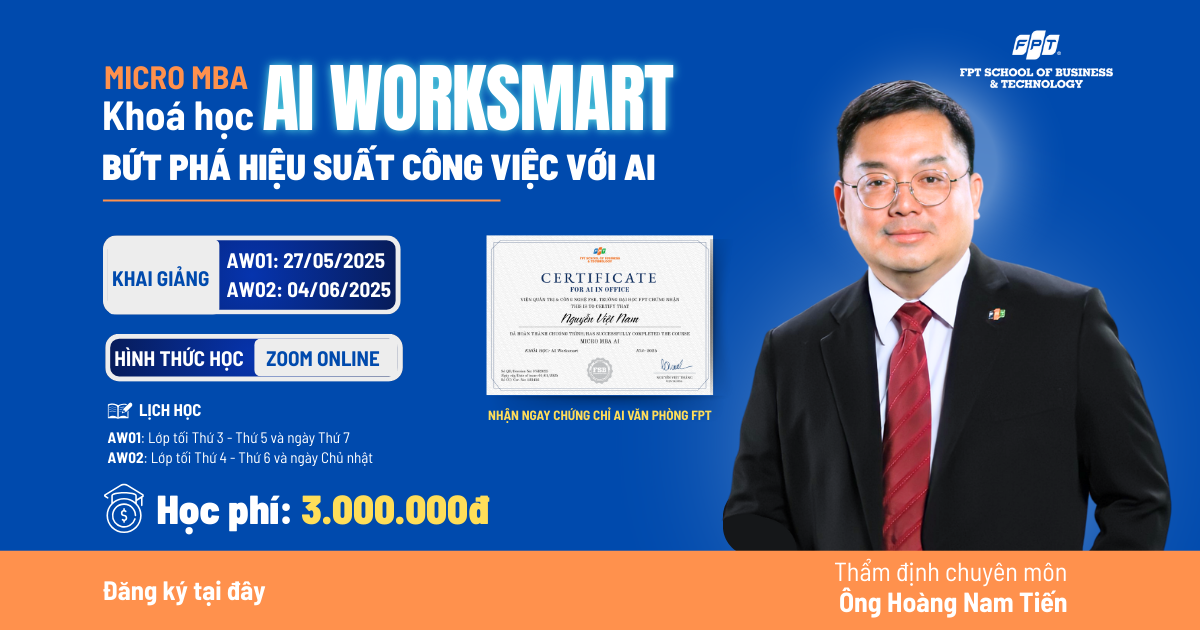Bứt phá hiệu suất công việc với AI - AI Worksmart
