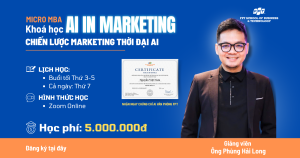 Khóa chiến lược Marketing thời đại AI