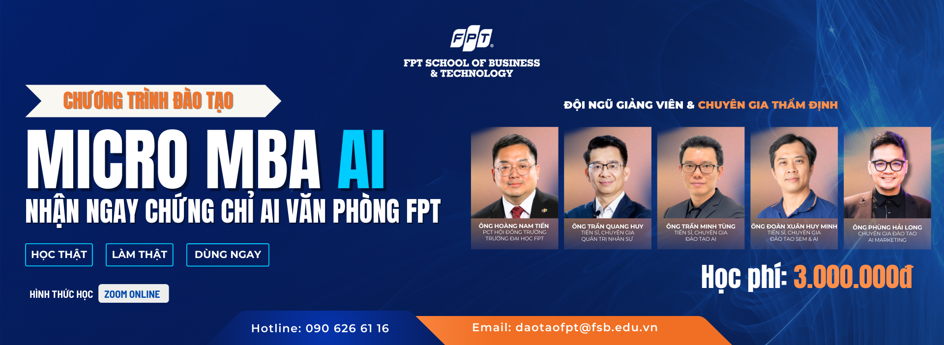 MicroMBA AI - Nhận chứng chỉ AI Văn phòng FPT