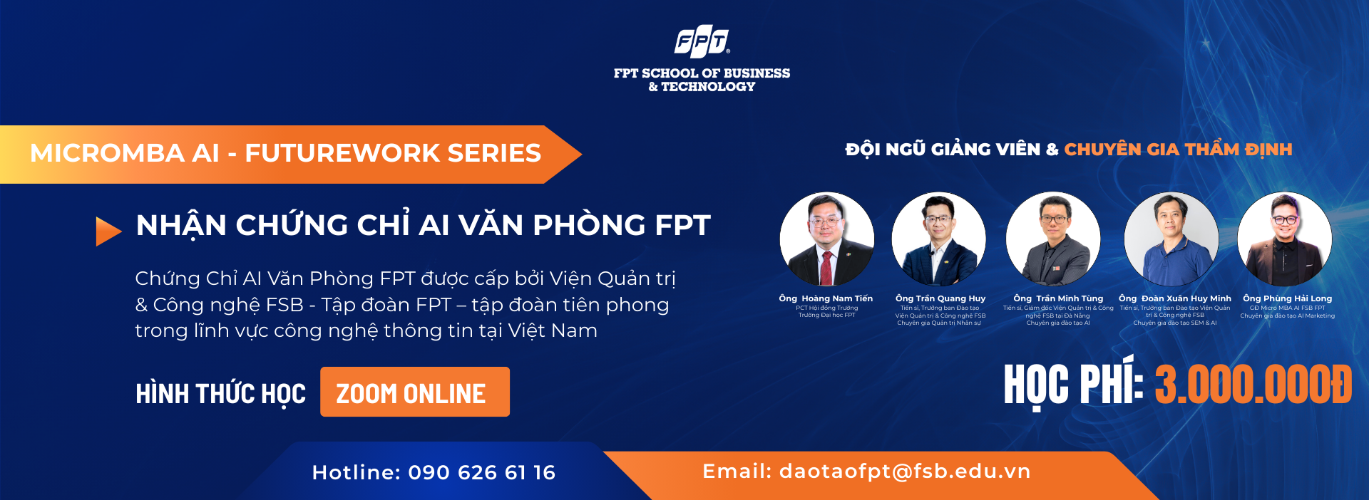 Chương trình đào tạo MicroMBA AI - Nhận Chứng chỉ AI Văn phòng FPT 