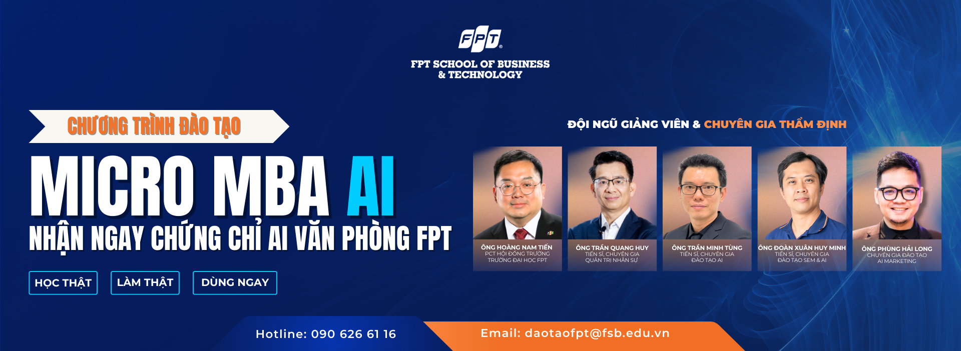 Chương trình đào tại MicroMBA AI